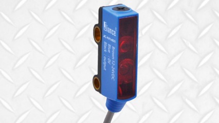 Jiance 小方型背景抑制光电开关 JC-1451系列 检测黑白距离差值小