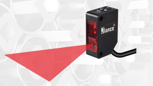 Jiance 条形光背景抑制光电开关特别适合检测‌不规则物体
